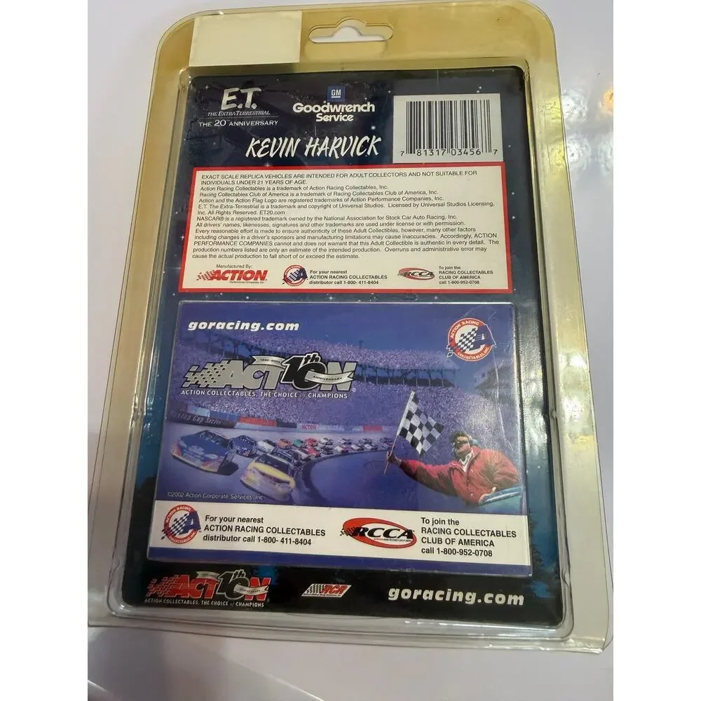 Kevin Harvick #29 E.T. 20th Anniversary 2002 Monte Carlo Action 1/64 - Sealed